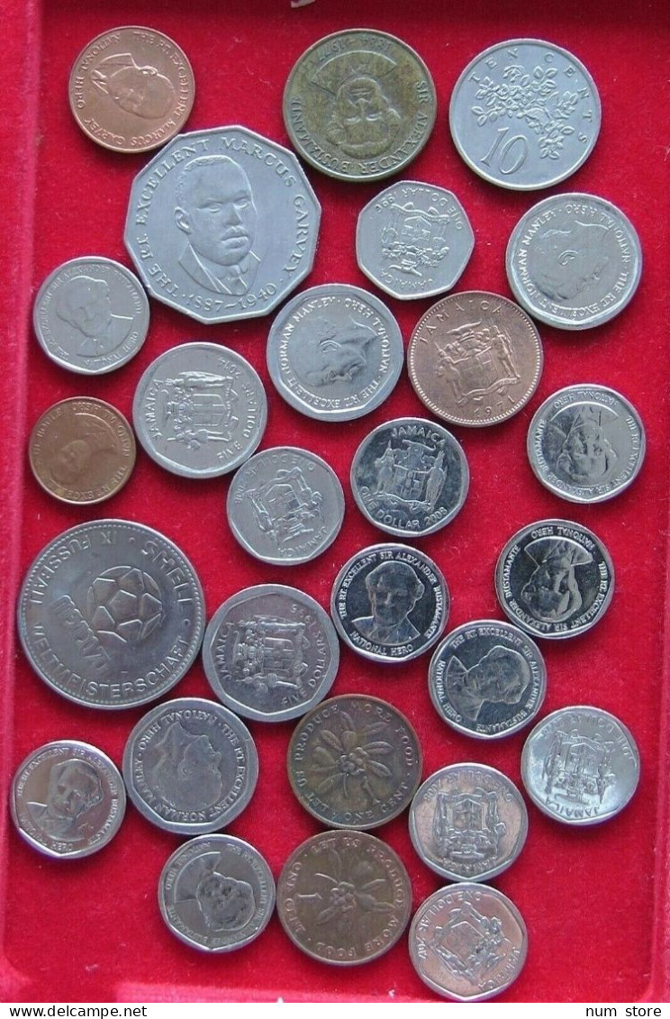 COLLECTION LOT JAMAICA 27PC 124GR  #xx10 043 - Jamaica