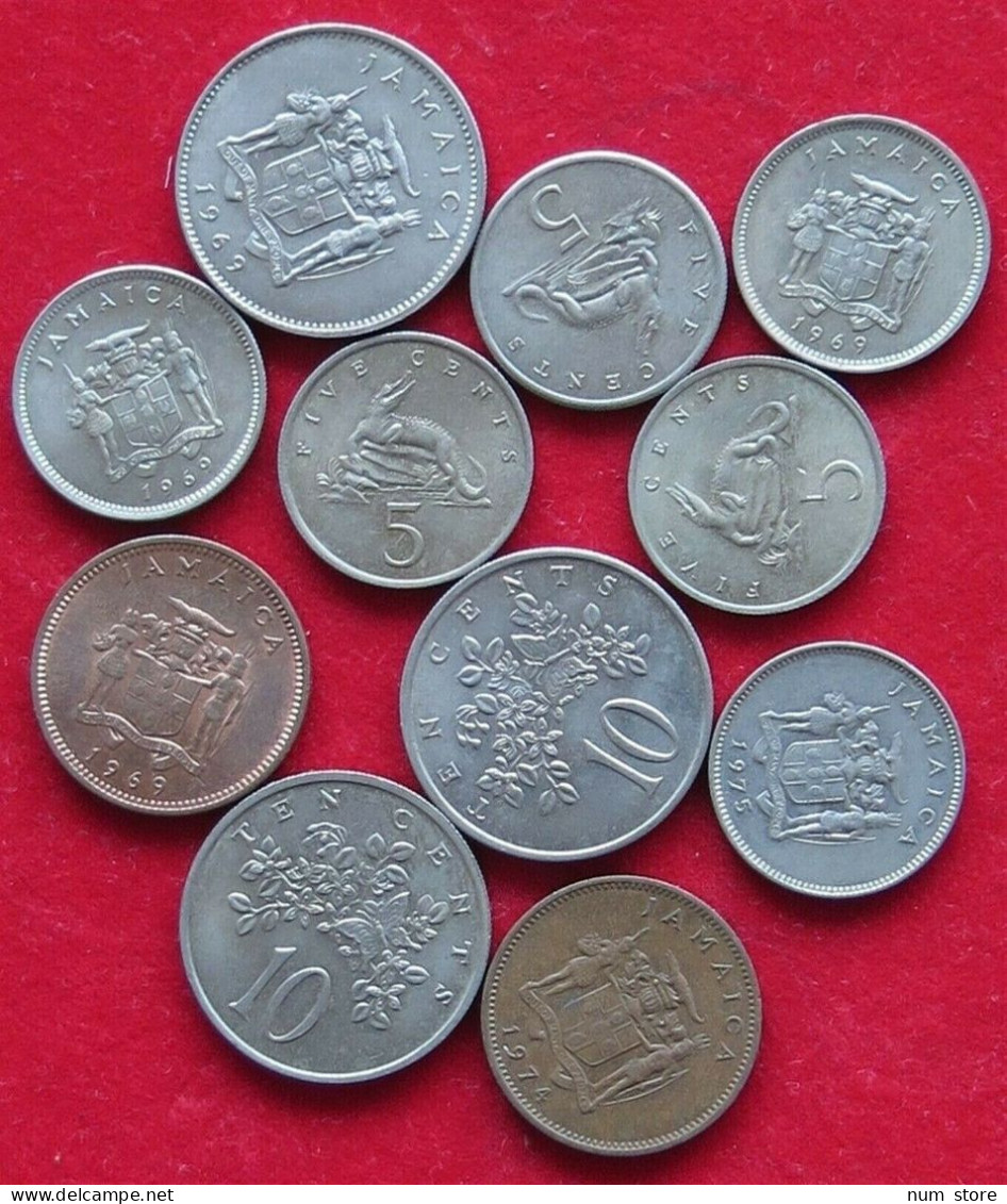 COLLECTION LOT JAMAICA 11PC 45GR TOP  #xx9 010 - Jamaica