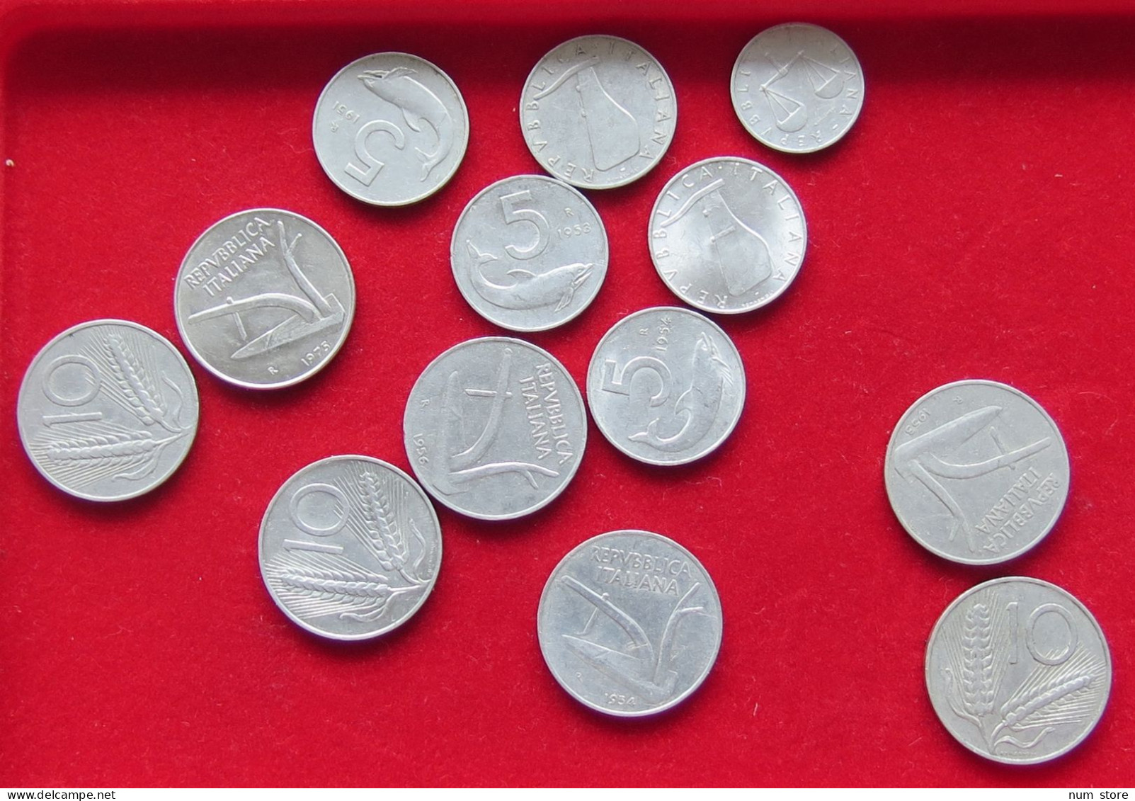 COLLECTION LOT ITALY ALUMINIUM 13PC 19G  #xx36 072 - Collections