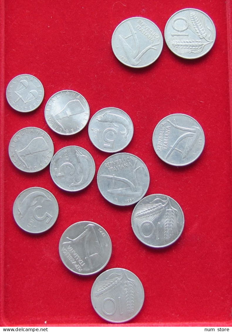 COLLECTION LOT ITALY ALUMINIUM 13PC 19G  #xx36 072 - Verzamelingen