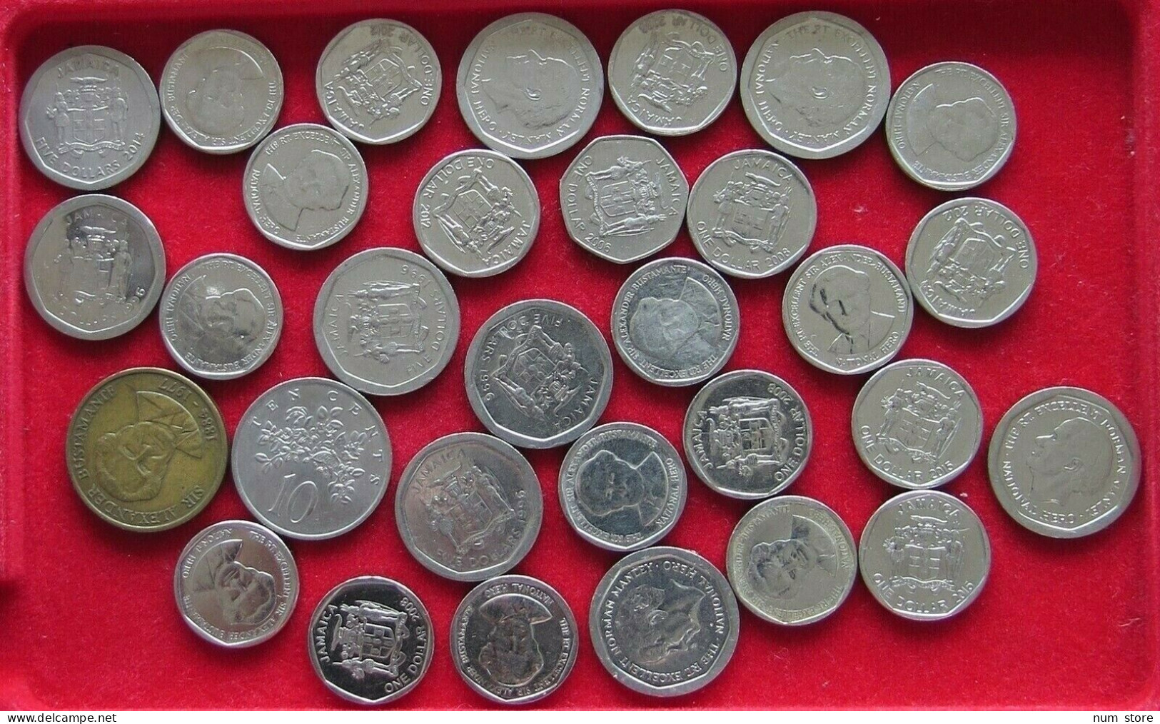 COLLECTION LOT JAMAICA 31PC 125GR  #xx10 044 - Jamaica