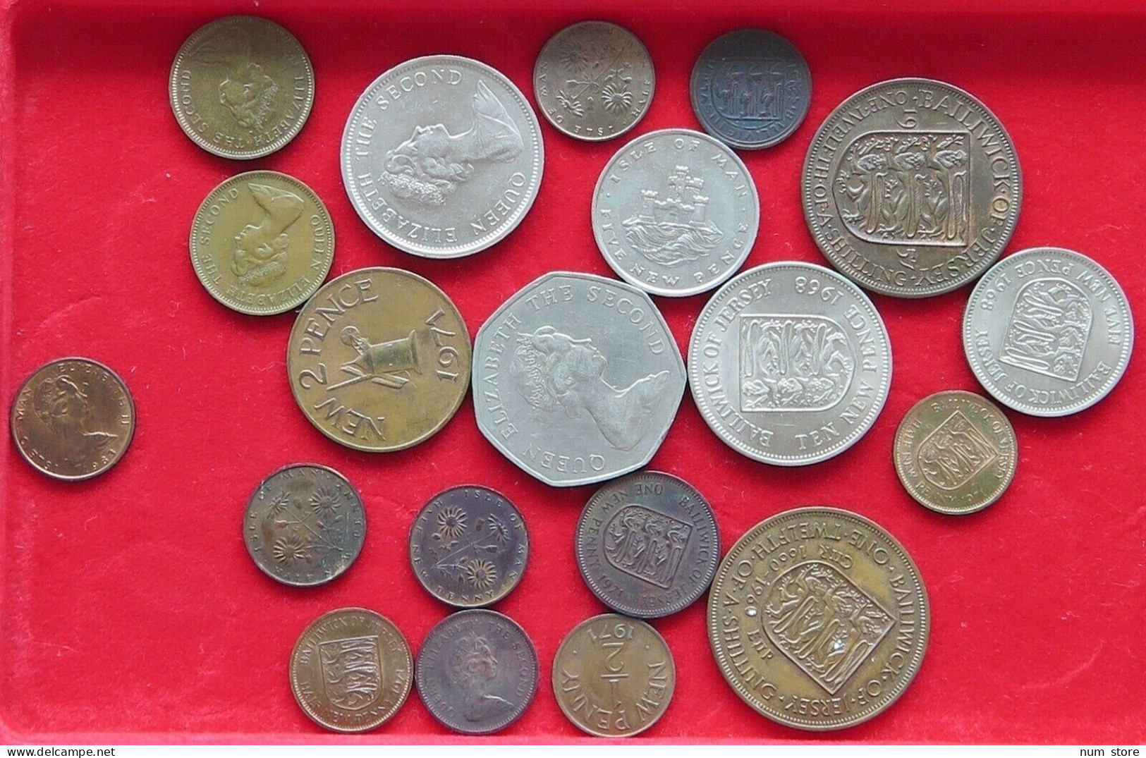 COLLECTION LOT CHANNEL ISLANDS 20PC 110G  #xx1 105 - Islas Del Canal