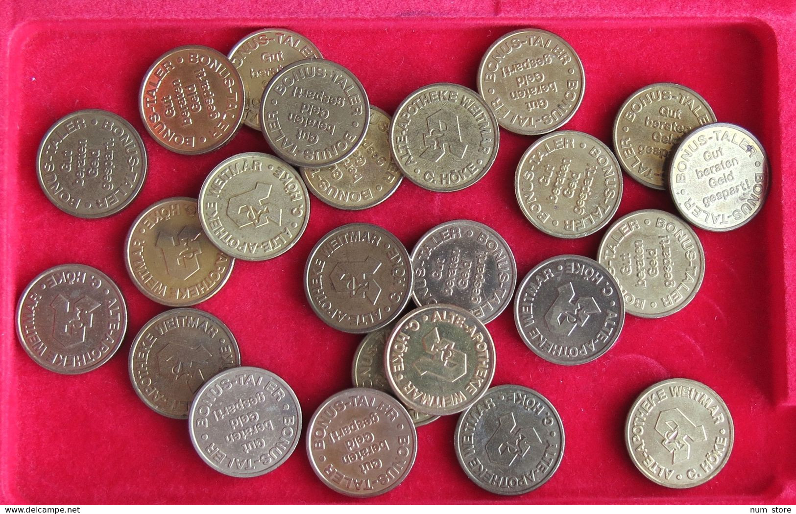 COLLECTION LOT GERMANY WEST TOKENS 24PC 218GR  #xx24 055 - Collections