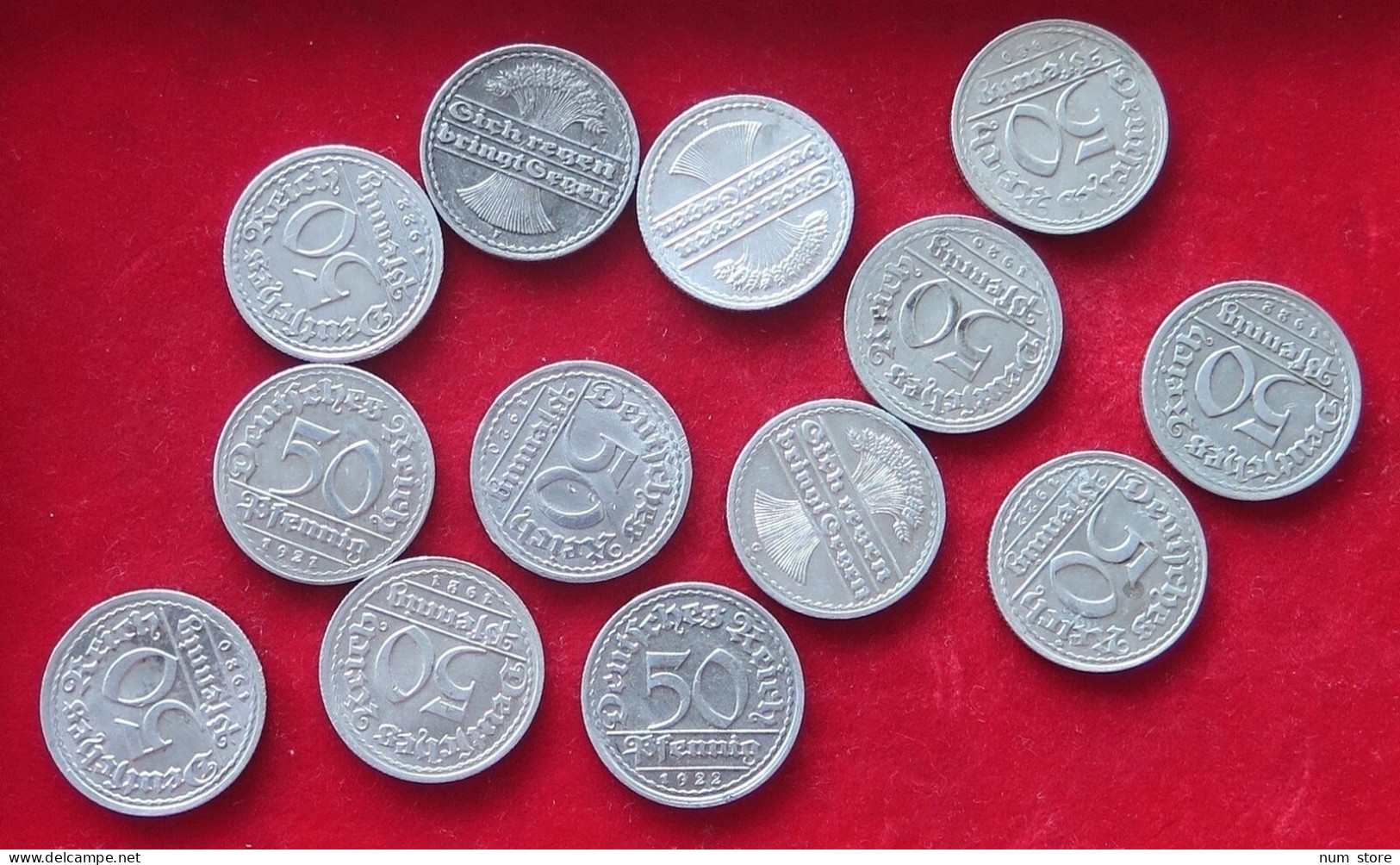 COLLECTION LOT GERMANY WEIMAR 13PC 24GR  #xx18 033 - Sammlungen