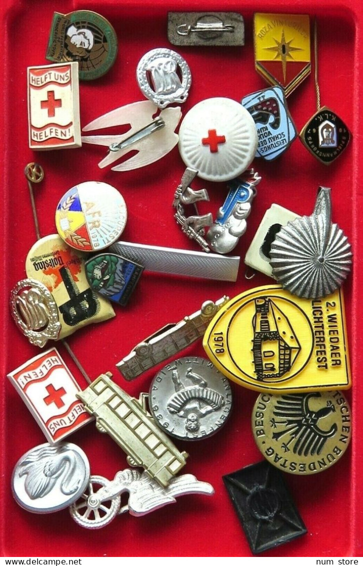 COLLECTION LOT GERMANY PINS TOKENS 28PC 63G  #xx7 042 - Colecciones