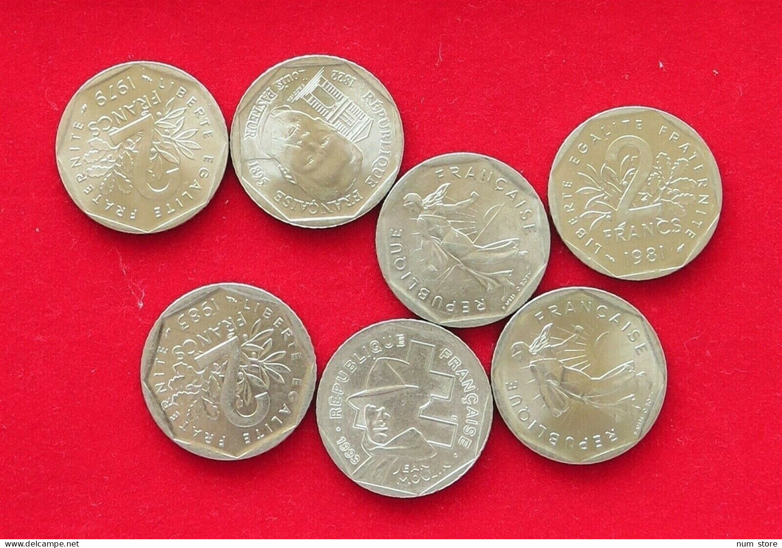 COLLECTION LOT FRANCE 7PC 54G  #xx2 2018 - Collections