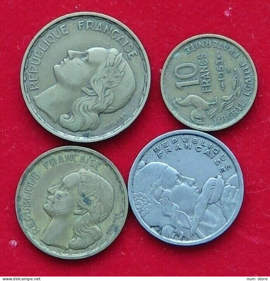 COLLECTION LOT FRANCE 4pc 22g  #xx30 012 - Collezioni