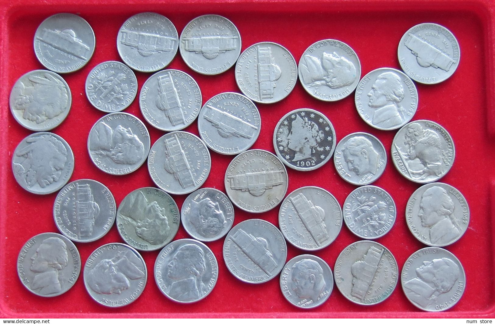 COLLECTION LOT UNITED STATES NICKEL 31PC 142G  #xx37 055 - Collections