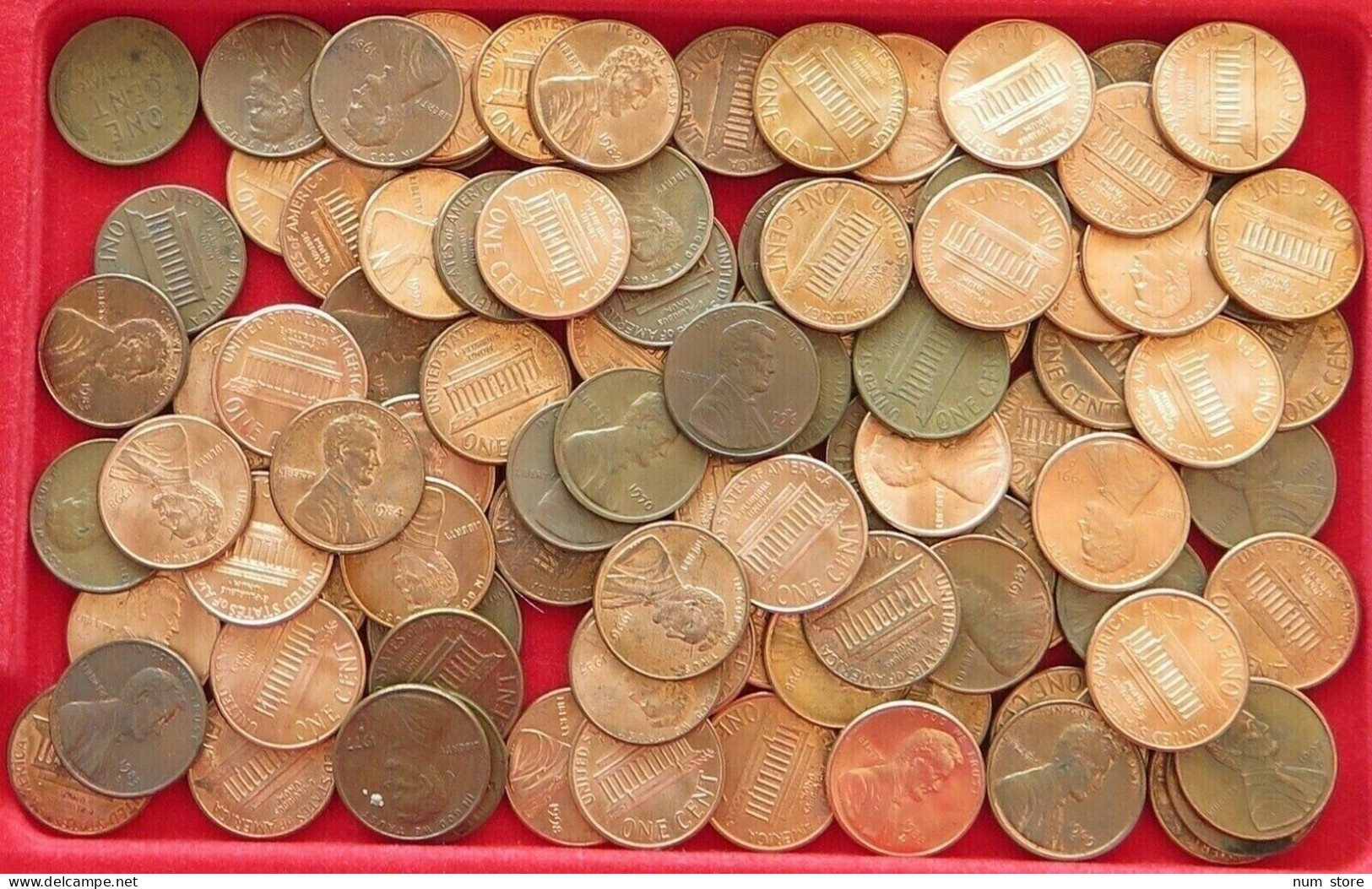 COLLECTION LOT UNITED STATES 1 CENT LINCOLN 98PC 256G  #xx3 029 - Collezioni