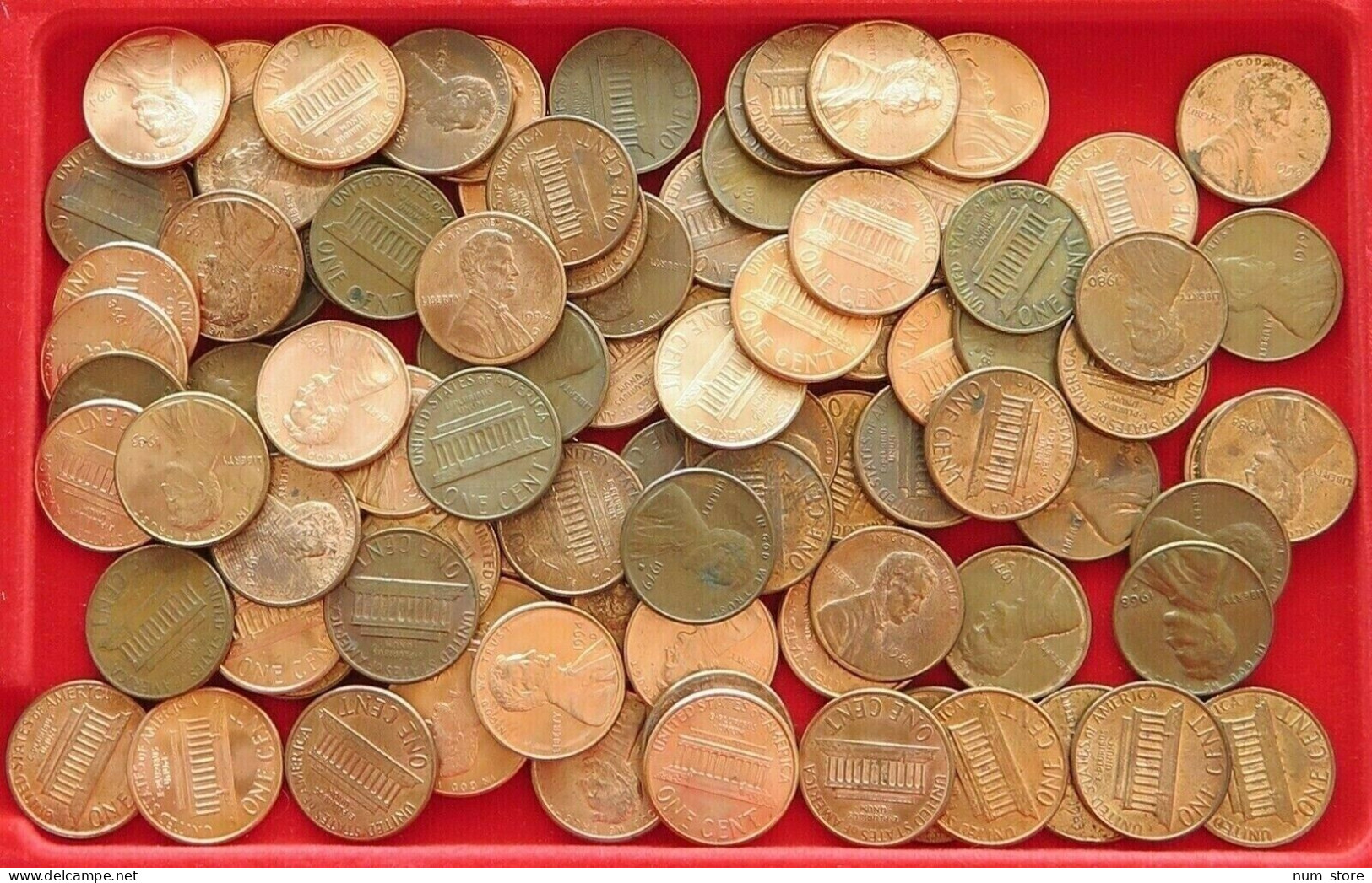 COLLECTION LOT UNITED STATES 1 CENT LINCOLN 90PC 242G  #xx3 035 - Sammlungen