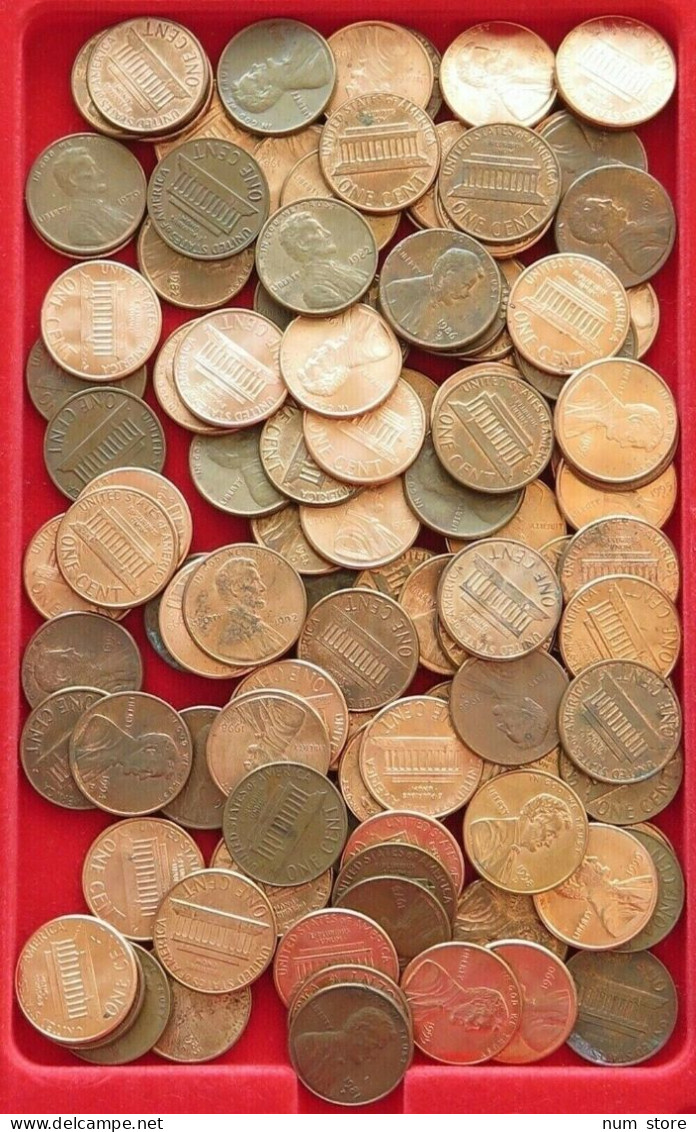 COLLECTION LOT UNITED STATES 1 CENT LINCOLN 109PC 288G  #xx3 031 - Colecciones