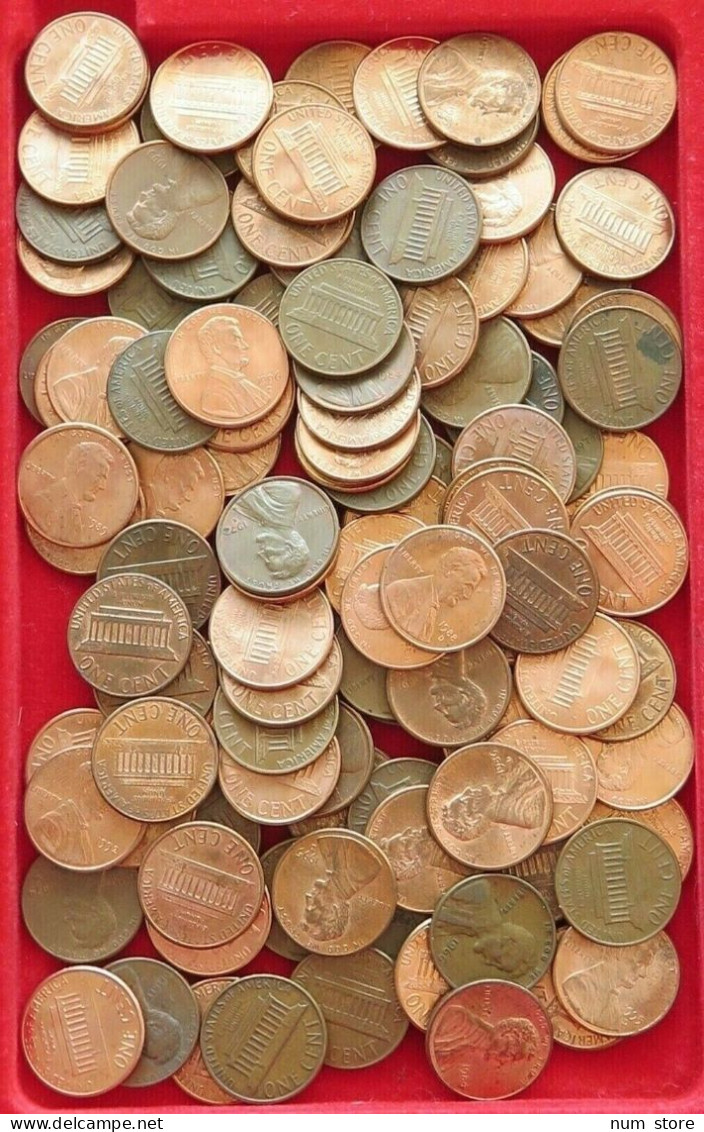 COLLECTION LOT UNITED STATES 1 CENT LINCOLN 112PC 302G  #xx3 026 - Sammlungen