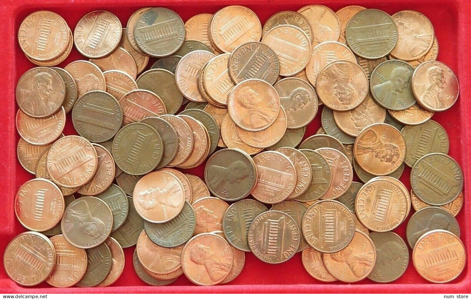 COLLECTION LOT UNITED STATES 1 CENT LINCOLN 112PC 302G  #xx3 026 - Verzamelingen