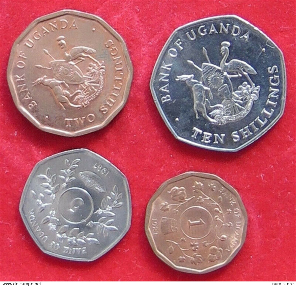 COLLECTION LOT UGANDA TOP 4PC 23GR  #xx20 1034 - Uganda