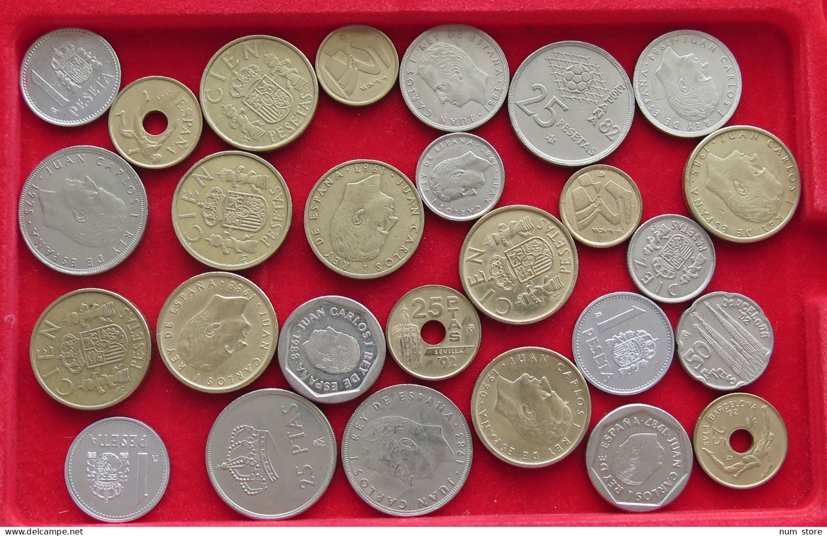 COLLECTION LOT SPAIN 27PC 173G  #xx39 053 -  Verzamelingen