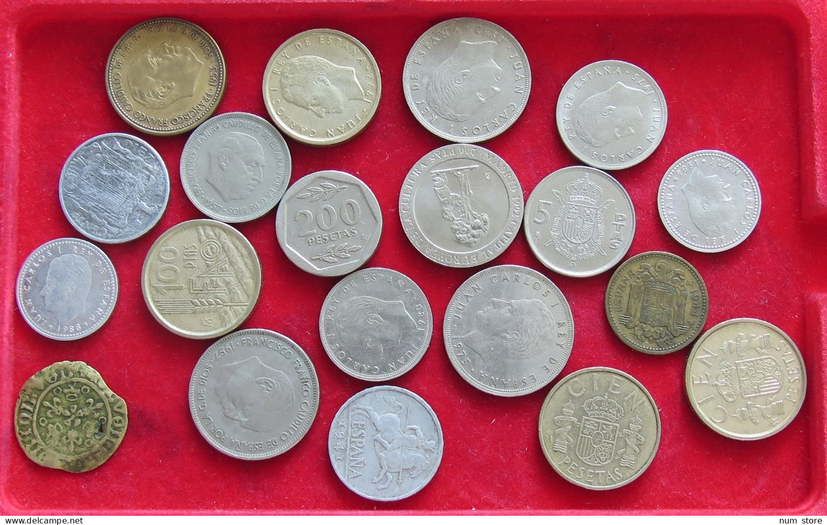COLLECTION LOT SPAIN 20PC 124G  #xx37 025 -  Collections