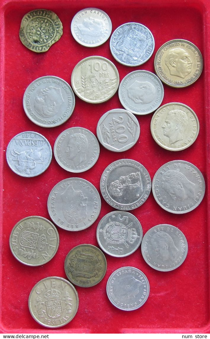 COLLECTION LOT SPAIN 20PC 124G  #xx37 025 -  Verzamelingen