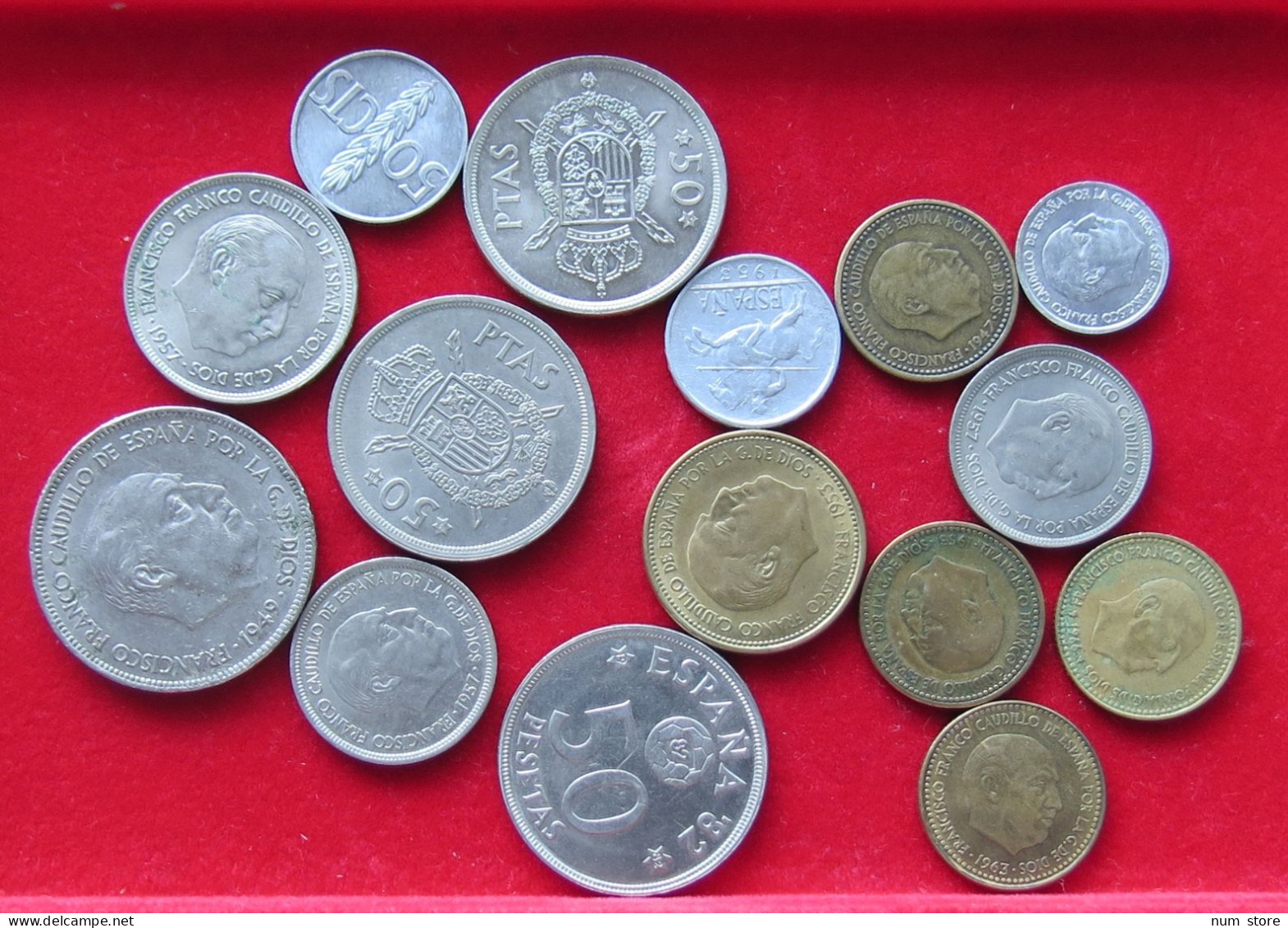 COLLECTION LOT SPAIN 15PC 99G  #xx38 051 - Sammlungen