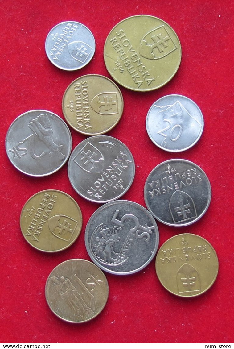 COLLECTION LOT SLOVAKIA 11PC 45G  #xx37 065 - Slovakia