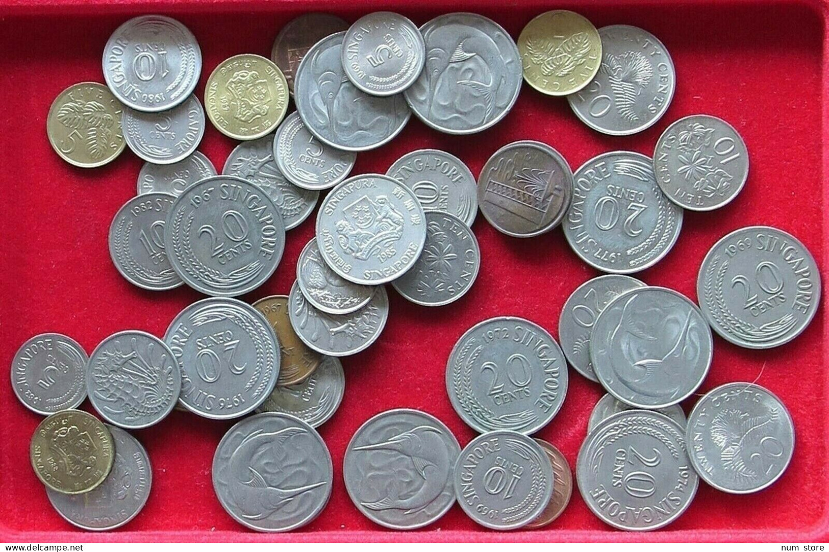 COLLECTION LOT SINGAPORE 46PC 151G  #xx34 2003 - Singapour