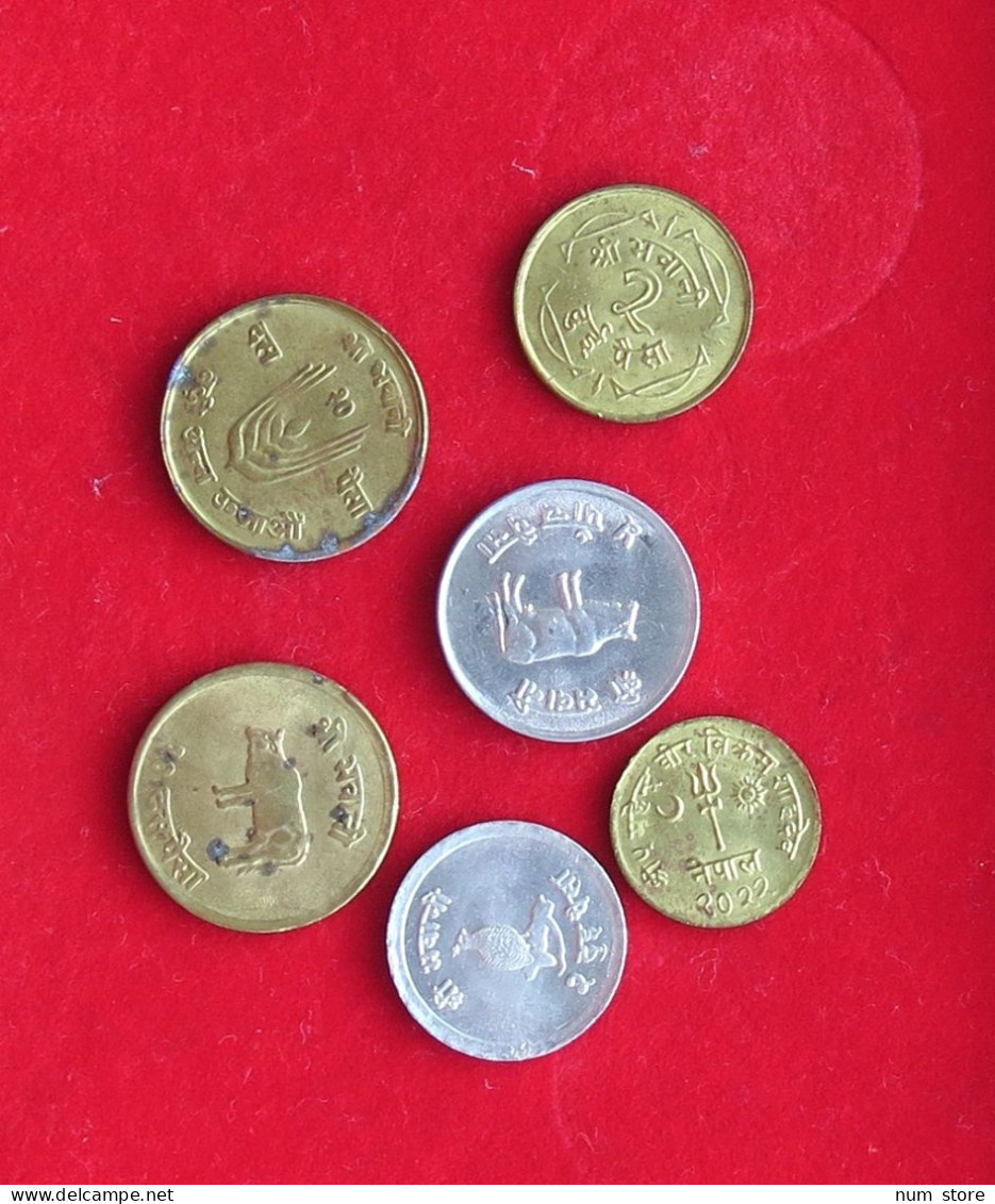 COLLECTION LOT NEPAL 6PC 16GR  #xx24 046 - Nepal