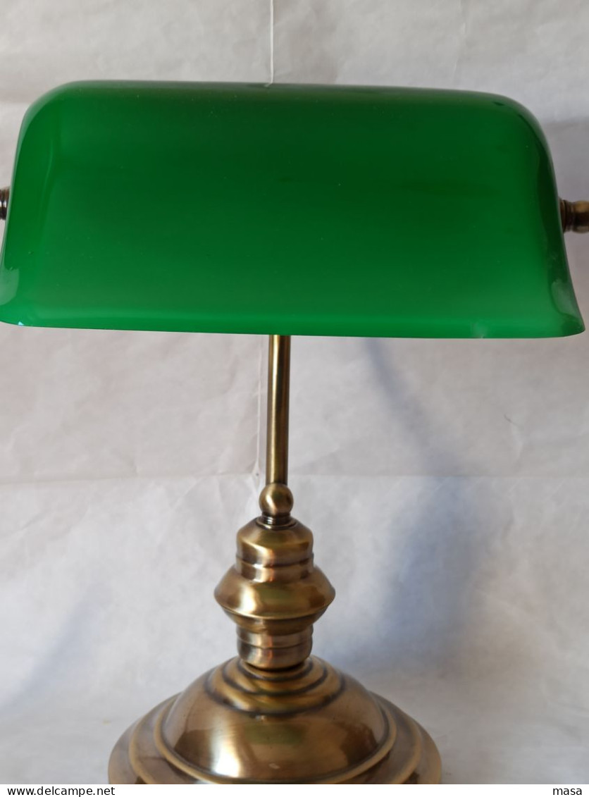 Lampada Da Scrivania/banchiere Anni '60 - 70 - Lámparas Y Arañas