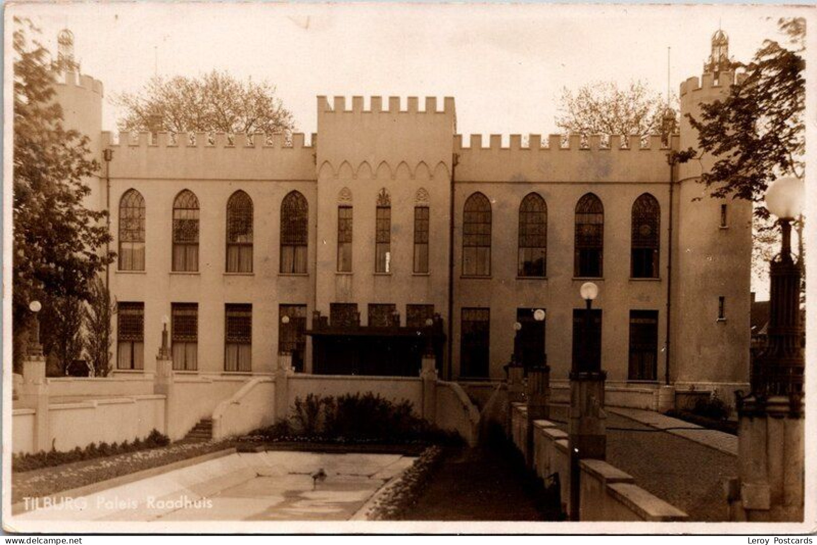 Paleis Raadhuis, (voorzijde) (fotokaart), Tilburg (NB) - Tilburg