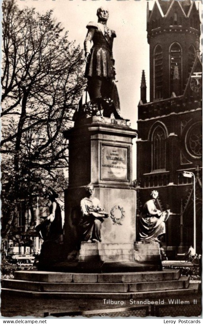 Standbeeld Willem II, Tilburg 1957 (HEMA) (NB) - Tilburg