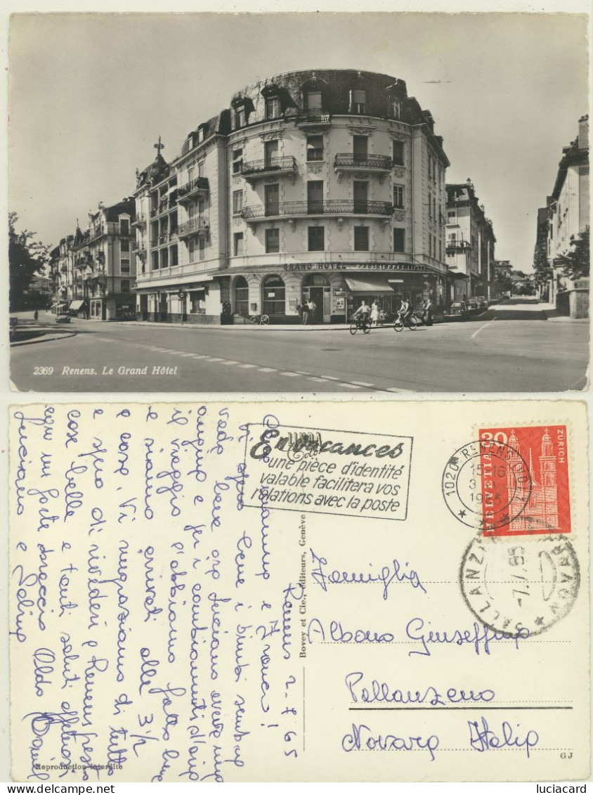 RENENS - LE GRAND HOTEL - Renens