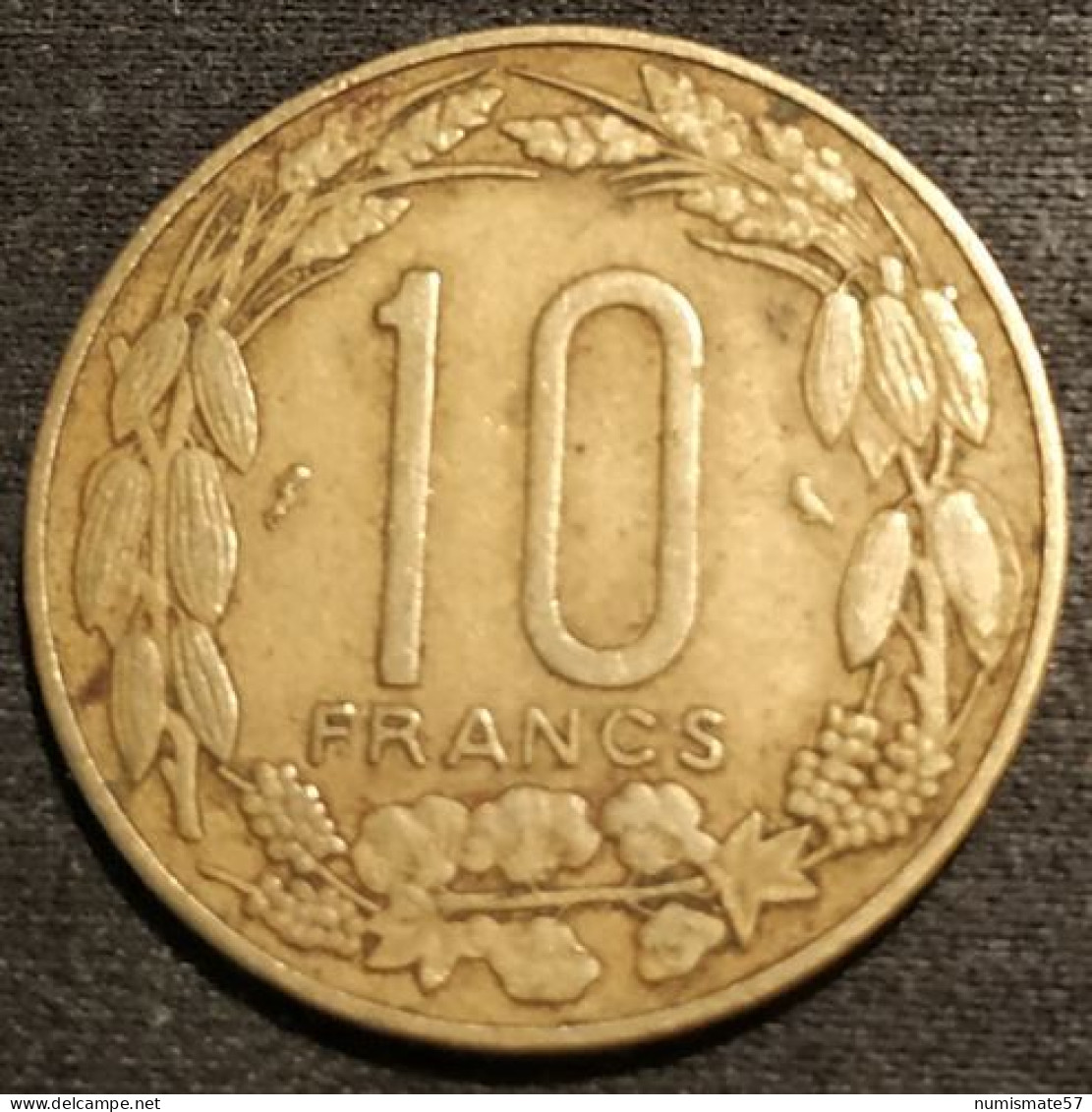 CAMEROUN - ETATS DE L'AFRIQUE EQUATORIALE - 10 FRANCS 1965 - KM 2a - Camerun