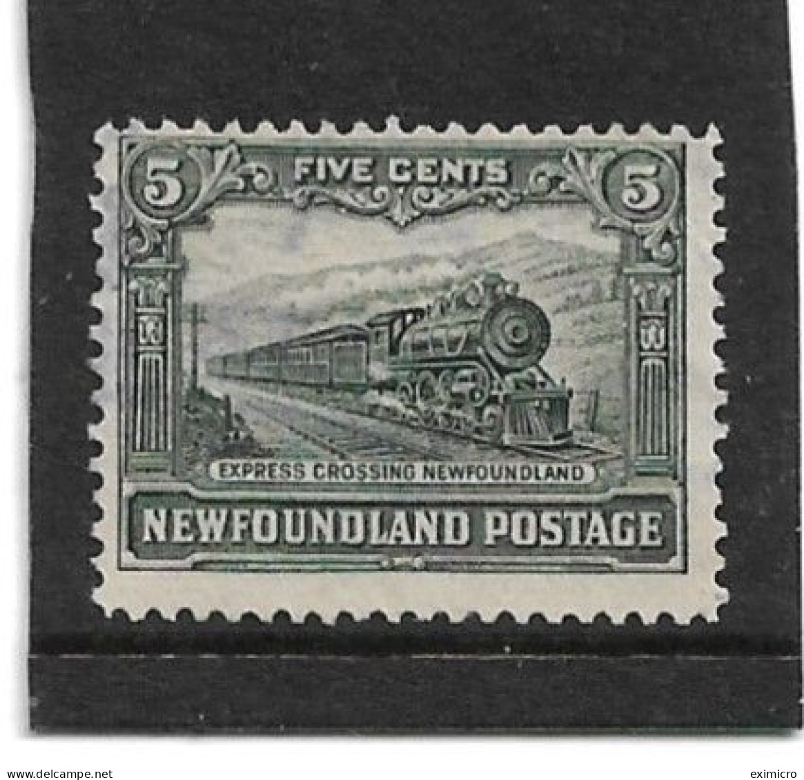 NEWFOUNDLAND 1928 5c SG 168a PERF 14 - 13½ FINE USED Cat £16 - 1908-1947