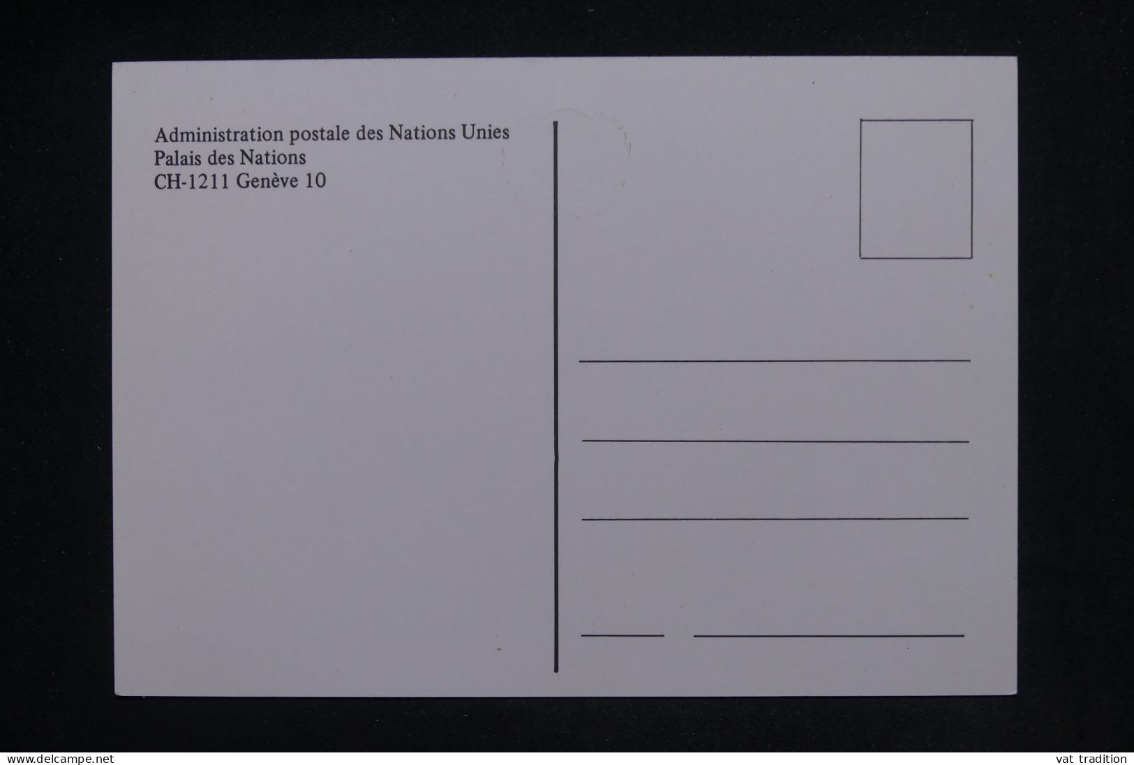 NATIONS UNIES - Carte Maximum En 1991  - L 148558 - Tarjetas – Máxima