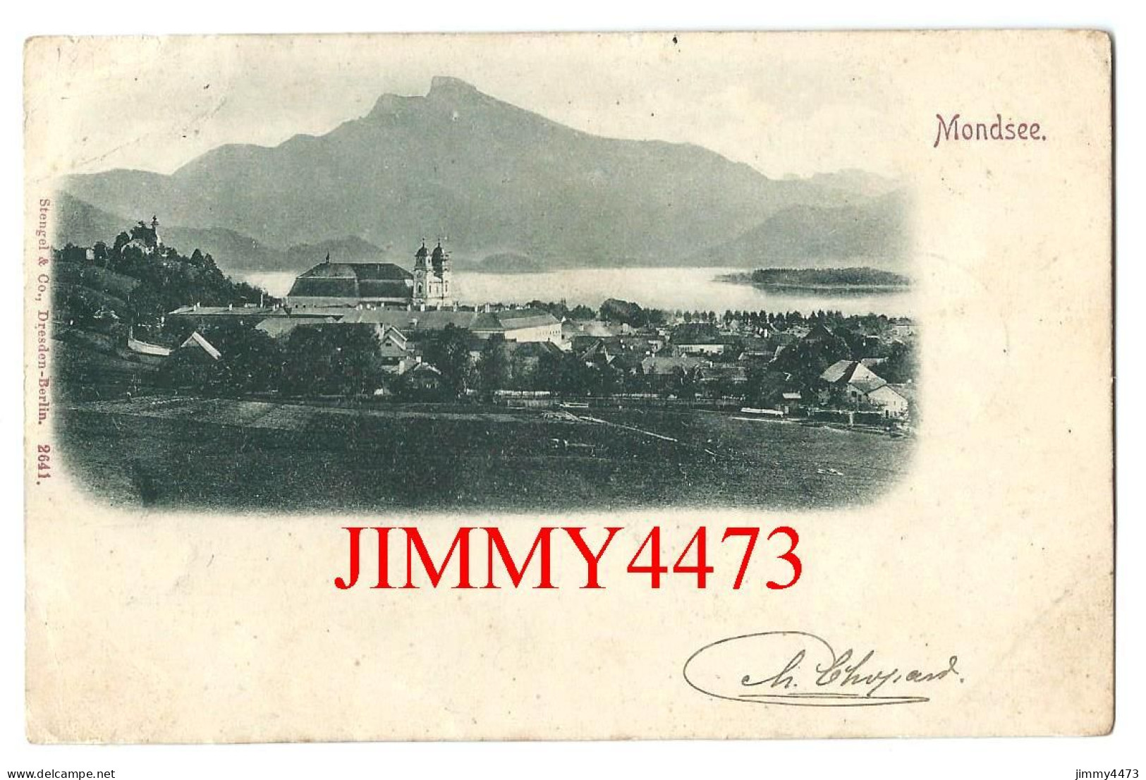 MONDSEE En 1898 (Haute Autriche) N° 2641 - Verlag Stengel & Co Dresden - Mondsee