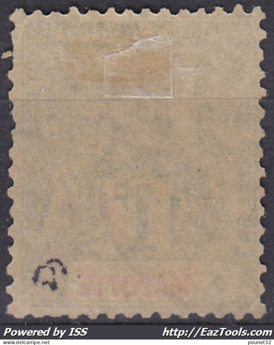 TIMBRE MAYOTTE TYPE GROUPE 1F OLIVE N° 13 OBLITERATION TRES LEGERE - Usados