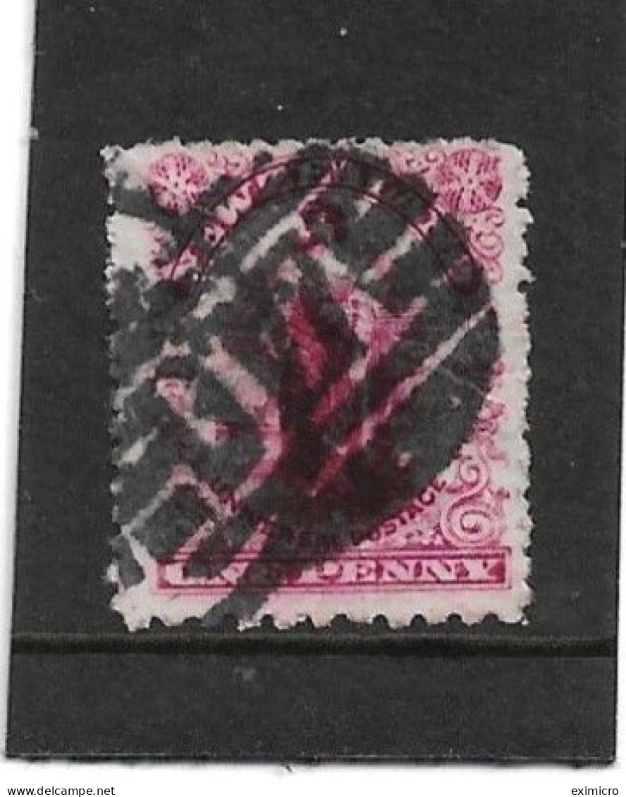 NEW ZEALAND 1903 1d DEEP CARMINE STATED TO BE SG 307b (UNCHECKED) Cat £350 - Oblitérés