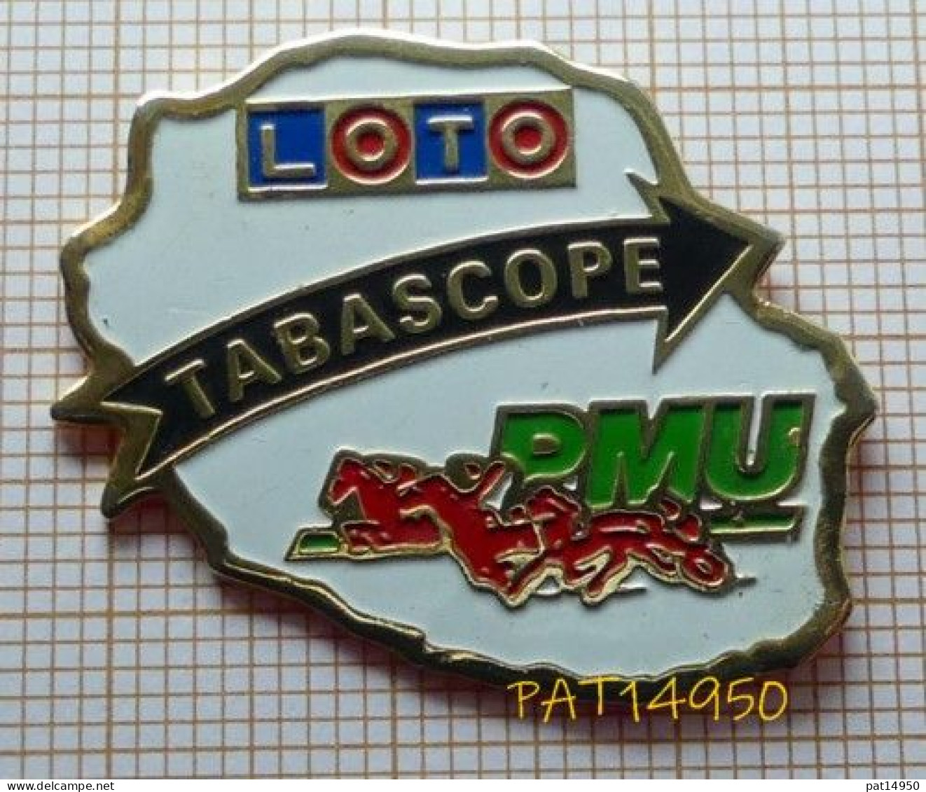 PAT14950 TABASCOPE   LOTO  PMU  FDJ  COURSES HIPPIQUES Dpt 974 LA REUNION - Jeux