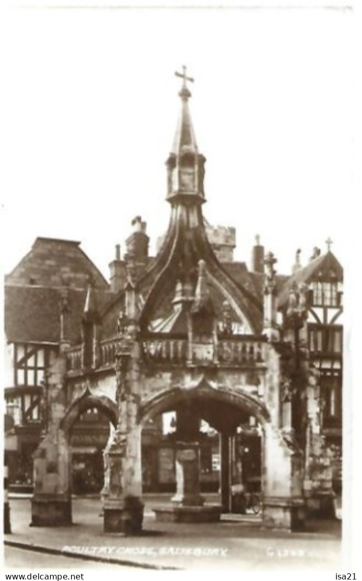 Carte Postale: SALISBURY: Poultry Cross. 1950 - Salisbury