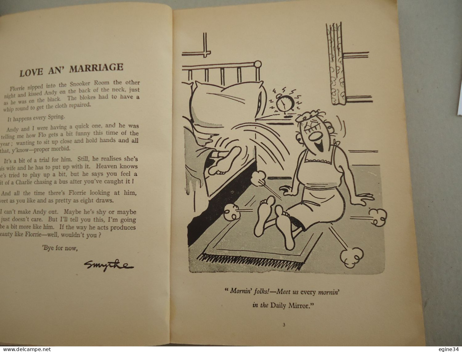 The ANDY CAPP - Spring Collection -  Drawings By Smythe -Daily Mirror Book - Undated (1960?) - 2/6 - Fumetti  Britannici