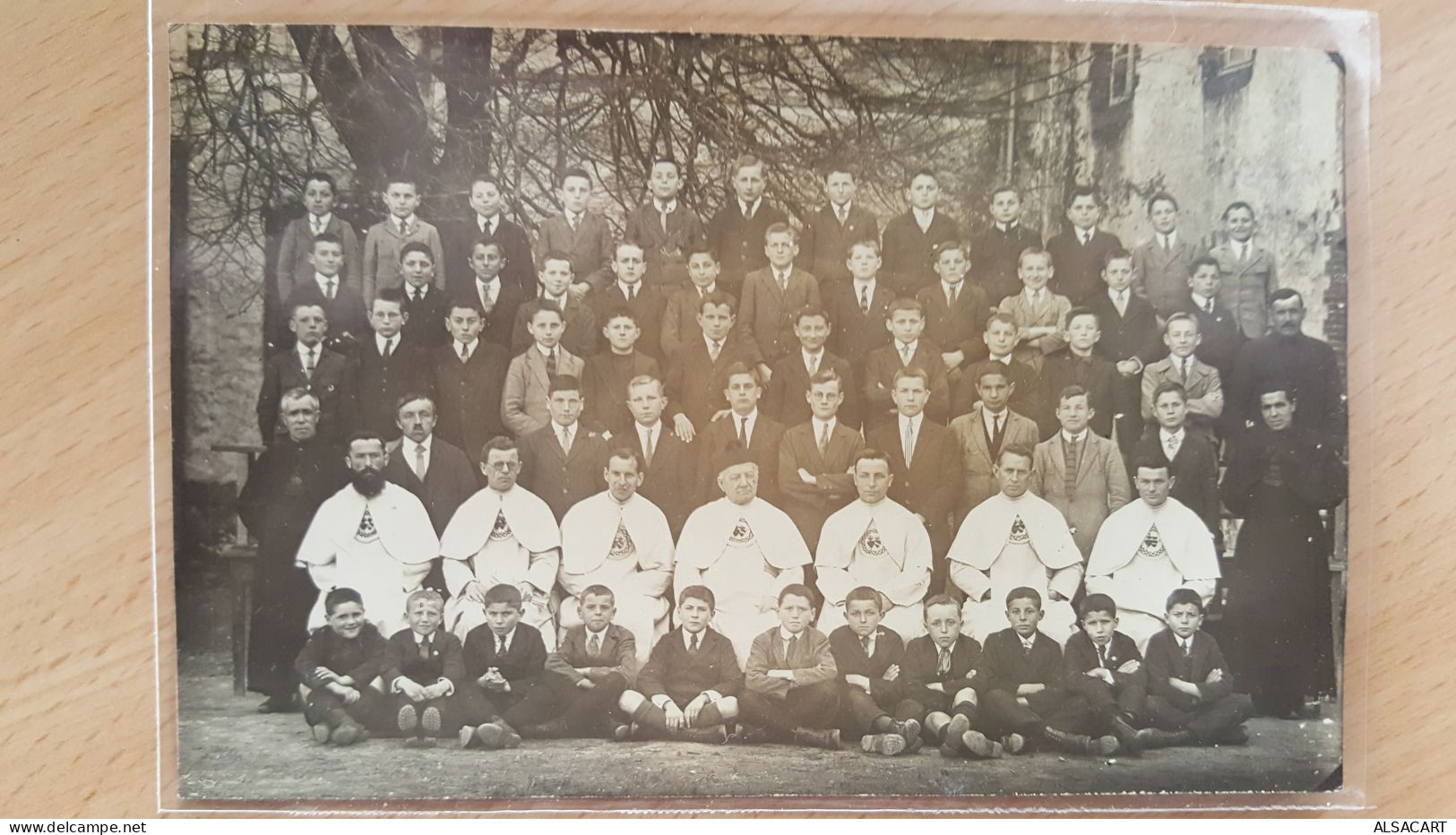 Carte Photo école Des Missions à Sarzeau  , Rodolphe Leibe De Soultzmatt, Alsace 68 Haut Rhin 3 Cartes - Sarzeau