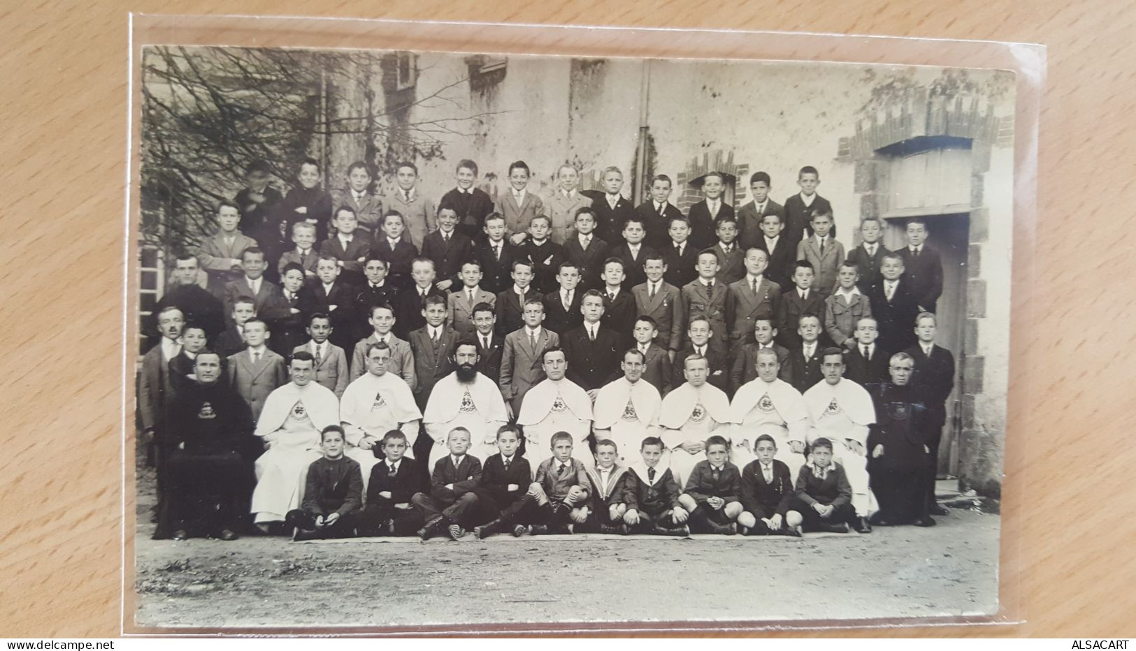 Carte Photo école Des Missions à Sarzeau  , Rodolphe Leibe De Soultzmatt, Alsace 68 Haut Rhin 3 Cartes - Sarzeau