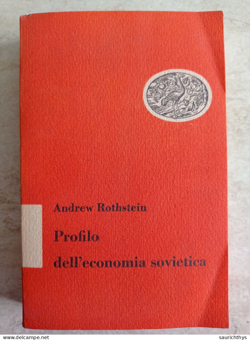 Andrew Rothstein Profilo Dell'economia Sovietica 1951 Appartenuto A Ministro Del Governo Dini - Maatschappij, Politiek, Economie