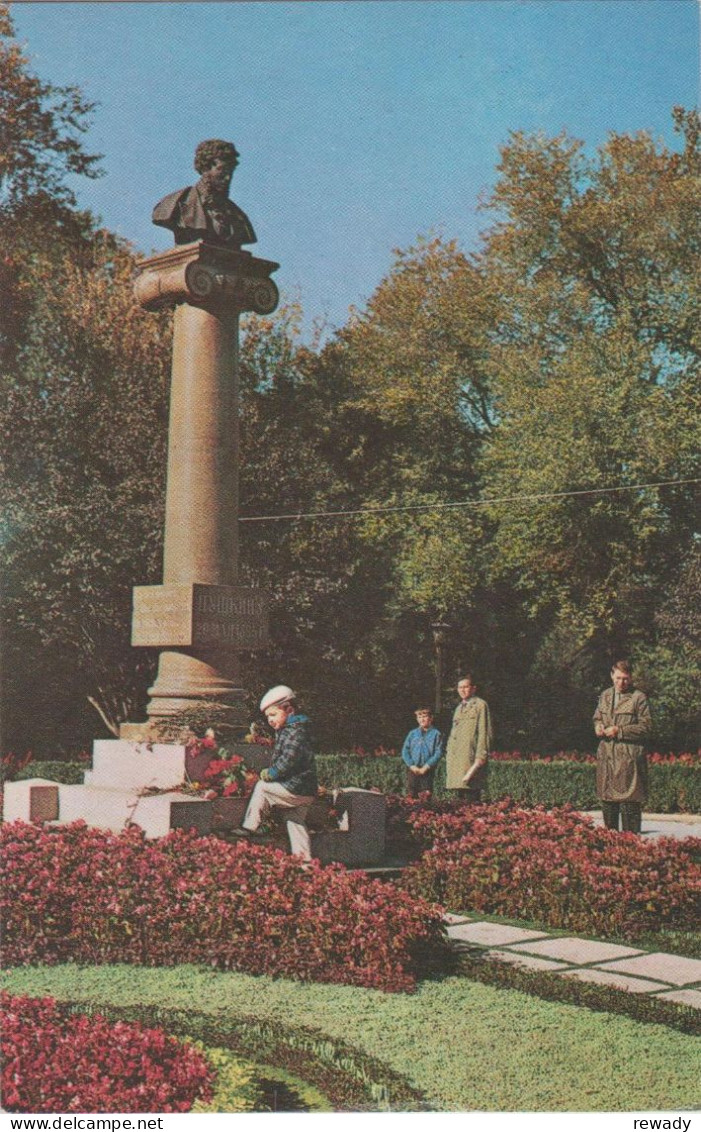 R. Moldova - Chisinau - Monumentul Lui A.S. Puskin - Moldavie