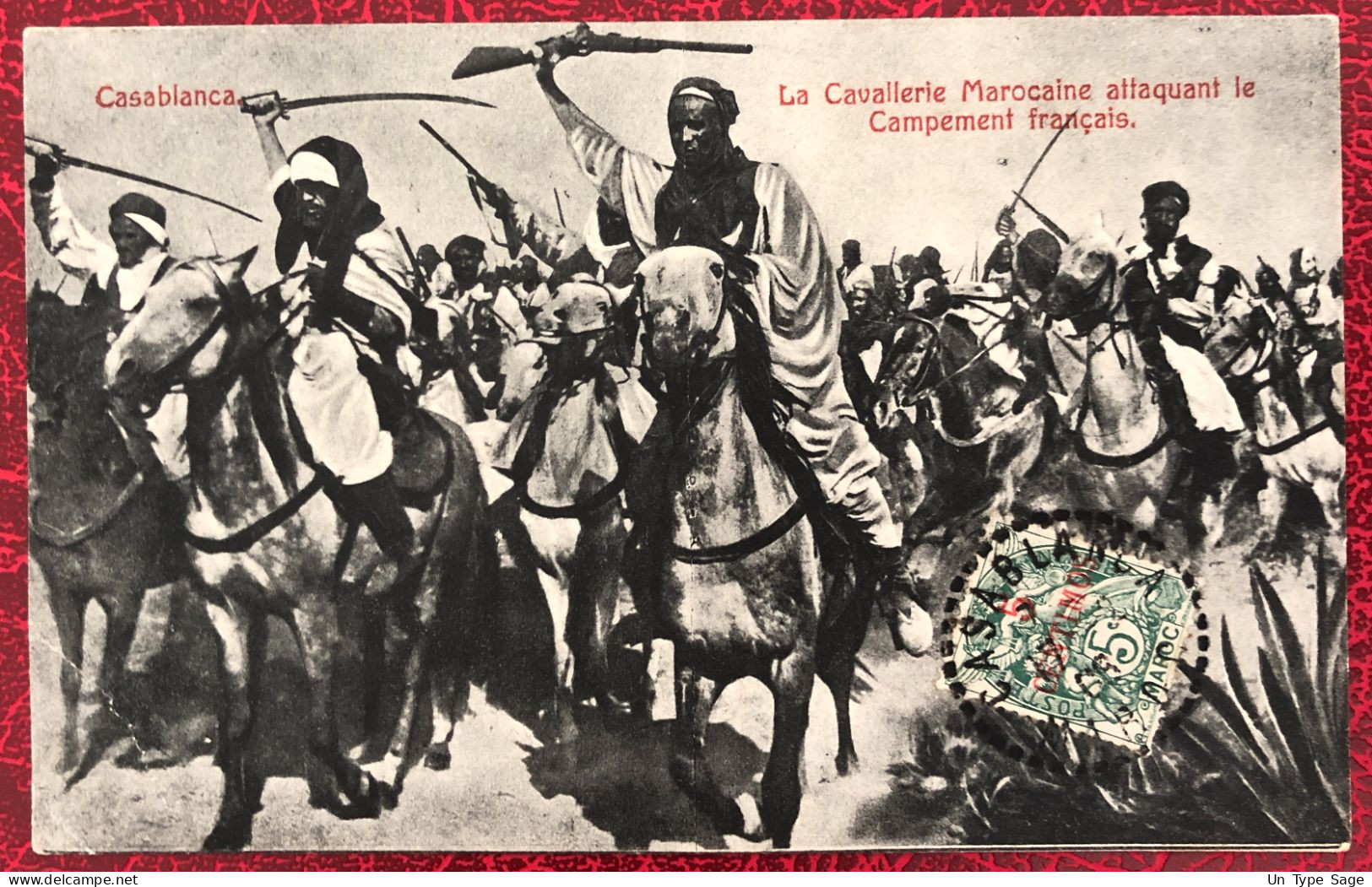 Maroc Divers Sur CPA, TAD Casablanca 17.2.1908 - (B445) - Covers & Documents