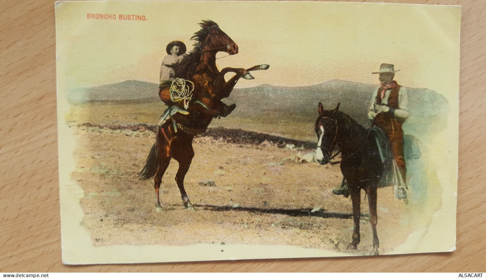 Broncho Busting , Cow Boy , Cheval - Indiens D'Amérique Du Nord