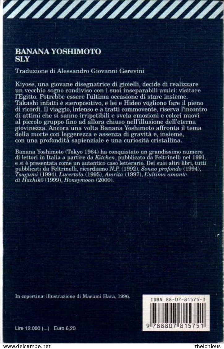 # Banana Yoshimoto - SLY - Economica Feltrinelli - 2000 - Tales & Short Stories