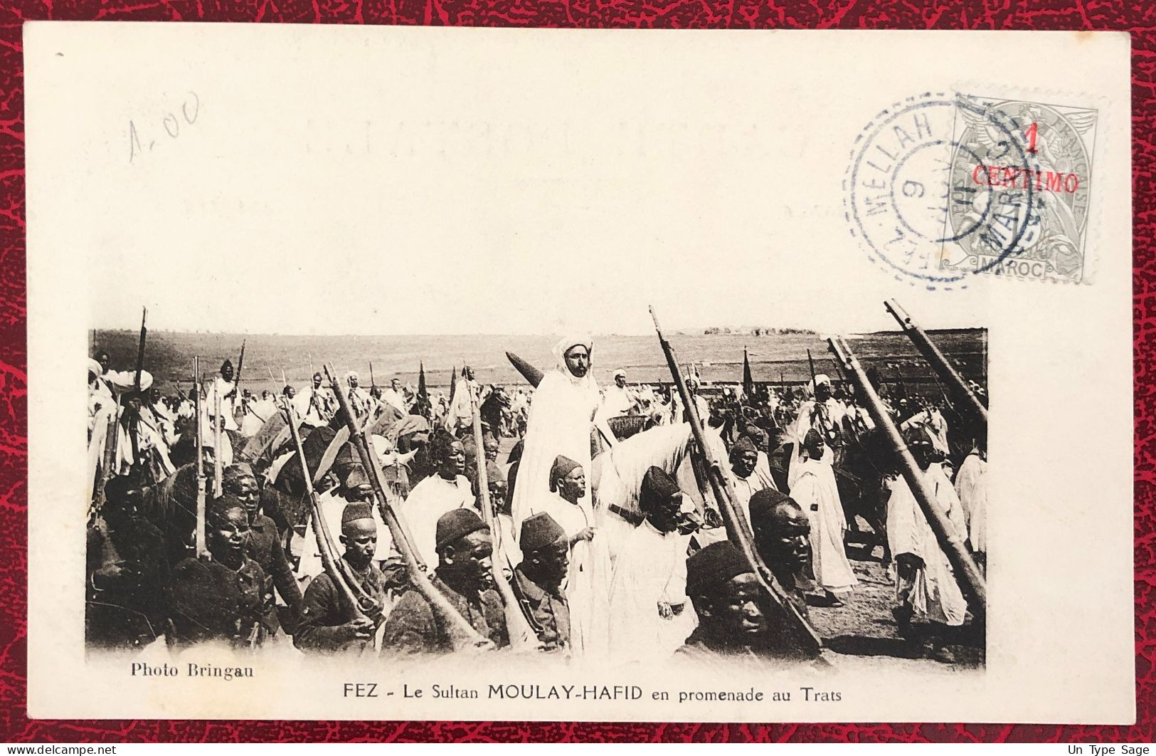 Maroc Divers Sur CPA, TAD Fez-Mellah 9.11.1911 (non Voyagé) - (B612) - Covers & Documents