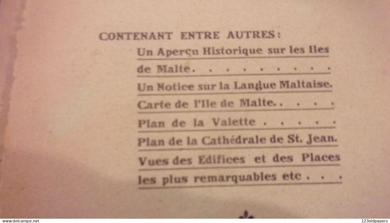 VERS 1910 GUIDE DES ILES DE MALTE ET DE GOZO PLAN NOMBREUSES PUB HISTORIQUE VALLETTA CHEVALIERS ST JEAN ORDRE... - 1901-1940