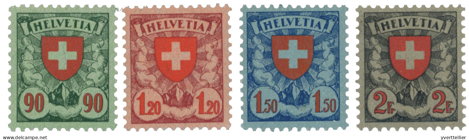 SUISSE : N°208/211* - Other & Unclassified