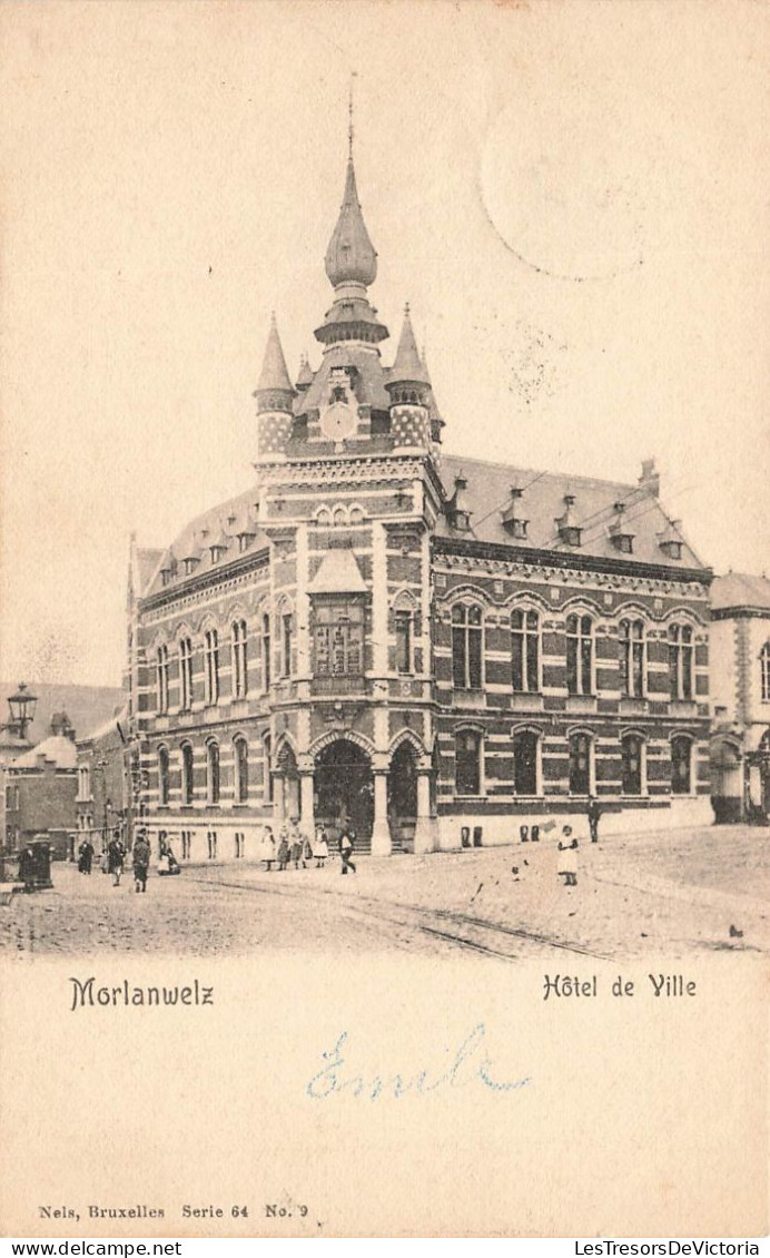 BELGIQUE - Morlanwelz - Vue Générale De L'hôtel De Ville - Carte Postale Ancienne - Morlanwelz