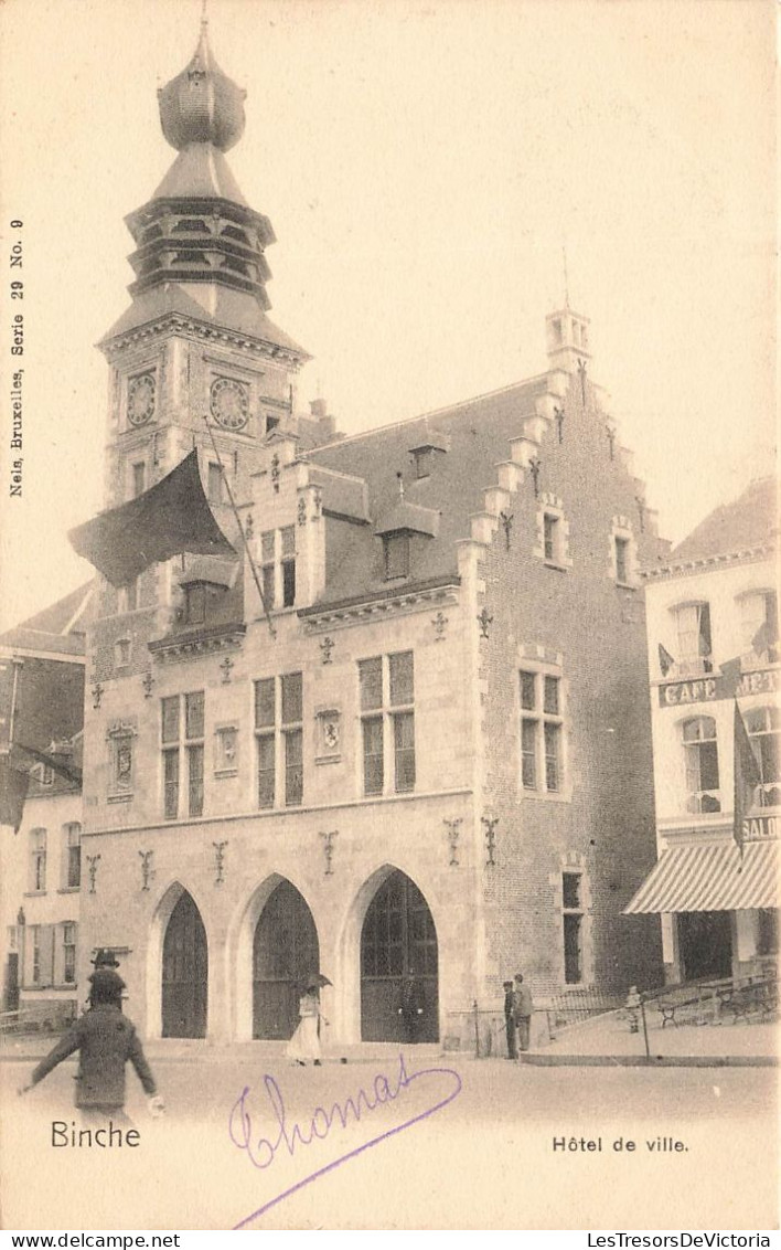 BELGIQUE - Binche - Façade De L'hôtel De Ville - Carte Postale Ancienne - Binche